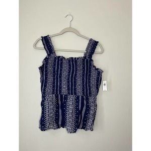 Old navy smocked flowy top M